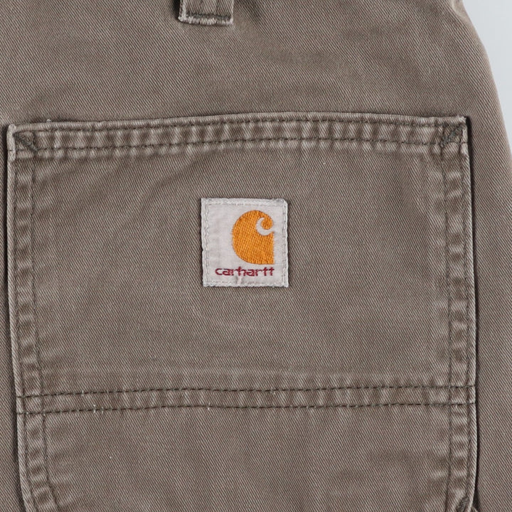 Carhartt Relaxed Fit Painter Pants, Men's, Size W33 (approx.) cotton Khaki type Vintage Second Hand