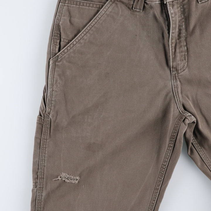 Carhartt Relaxed Fit Painter Pants, Men's, Size W33 (approx.) cotton Khaki type Vintage Second Hand