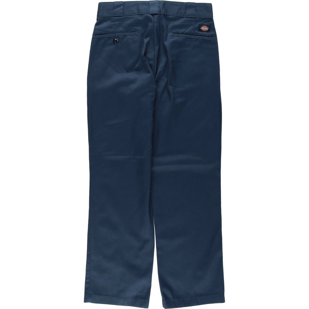 Dickies Work Pants Men's W30 equivalent polyester Navy blue Vintage Second Hand