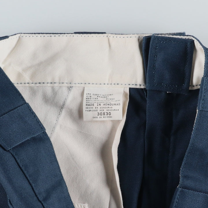 Dickies Work Pants Men's W30 equivalent polyester Navy blue Vintage Second Hand