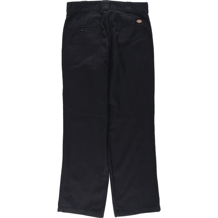Dickies Work Pants Men's W32 equivalent polyester black type Vintage Second Hand