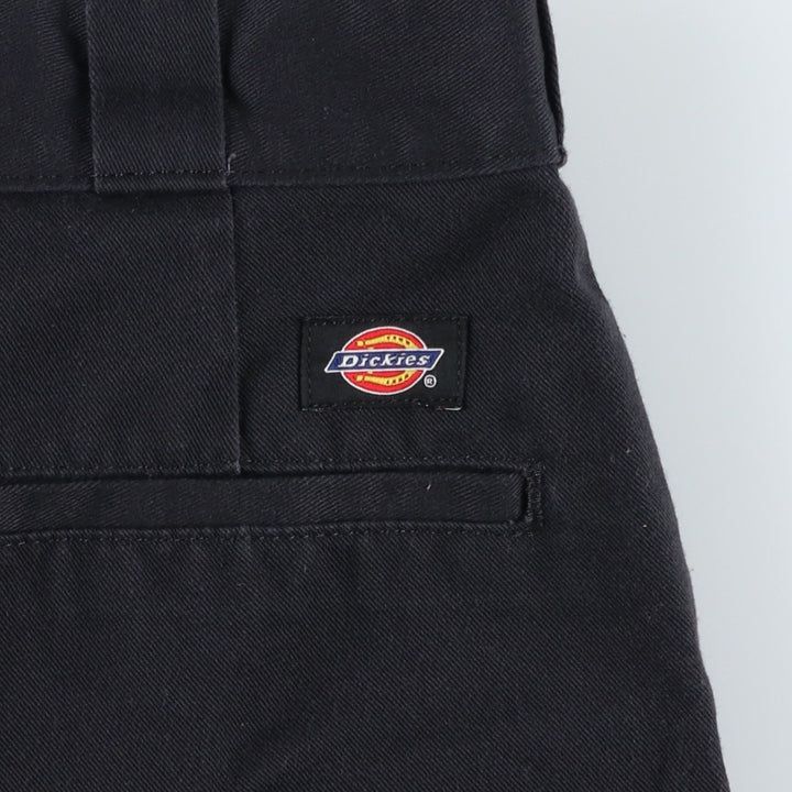 Dickies Work Pants Men's W32 equivalent polyester black type Vintage Second Hand