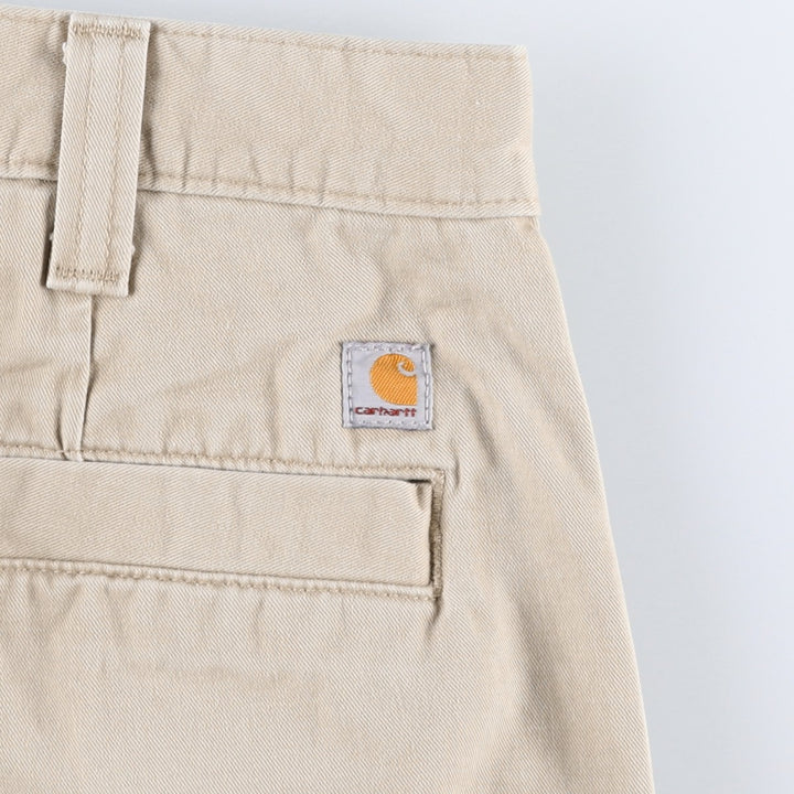 Carhartt Relaxed Fit Work Pants, Men's, Size 37 cotton Beige type Vintage Second Hand
