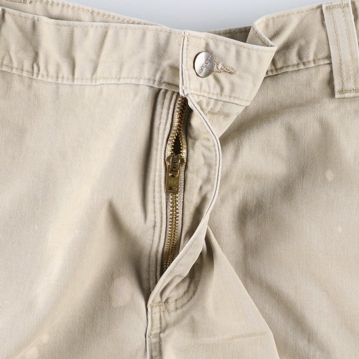 Carhartt Relaxed Fit Work Pants, Men's, Size 37 cotton Beige type Vintage Second Hand
