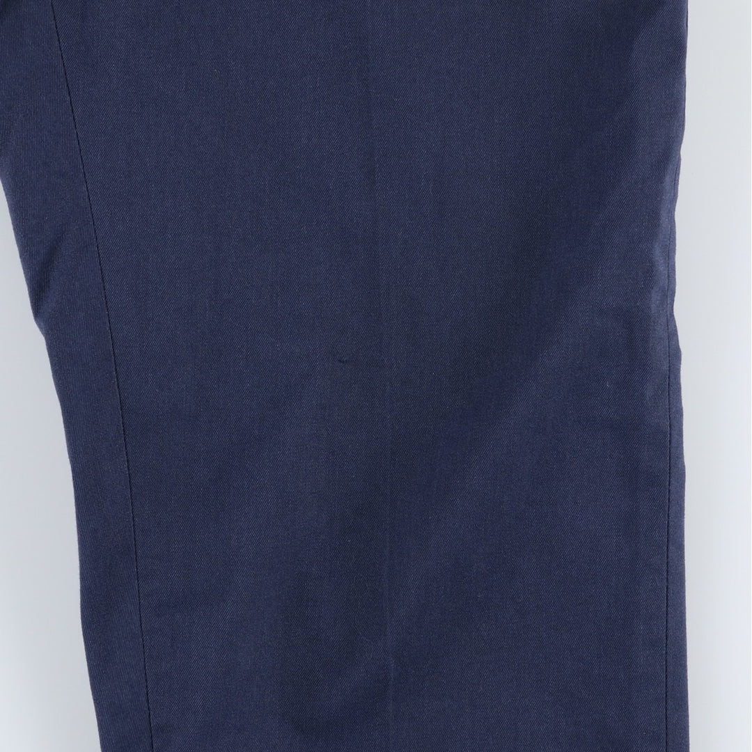 70s-80'S Sears Prema-Prest Work Pants, Men's Size W34 (approx.), Vintage unclear navy blue type Vintage Second Hand