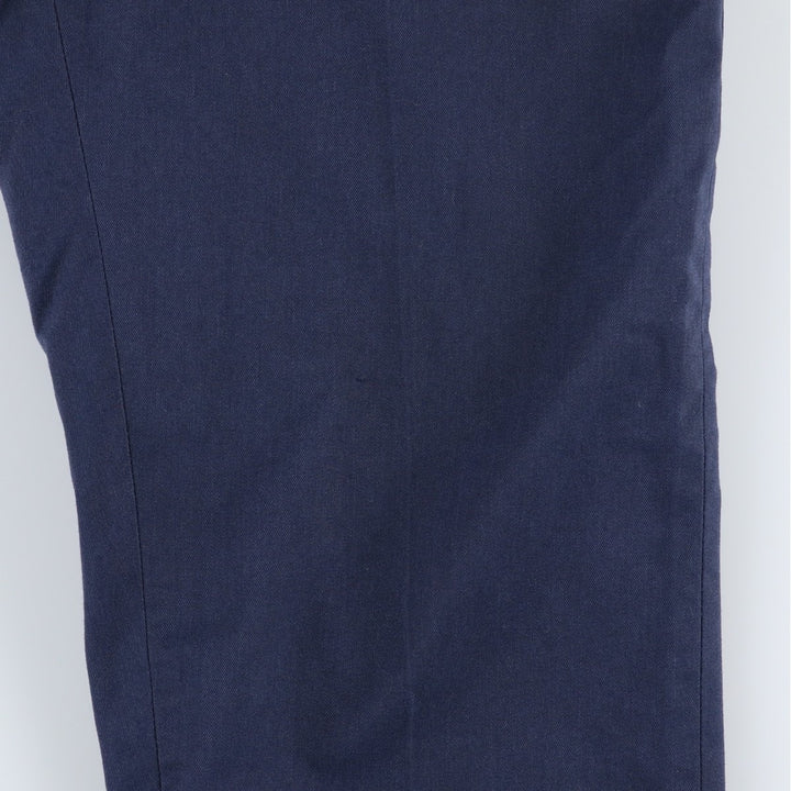 70s-80'S Sears Prema-Prest Work Pants, Men's Size W34 (approx.), Vintage unclear navy blue type Vintage Second Hand
