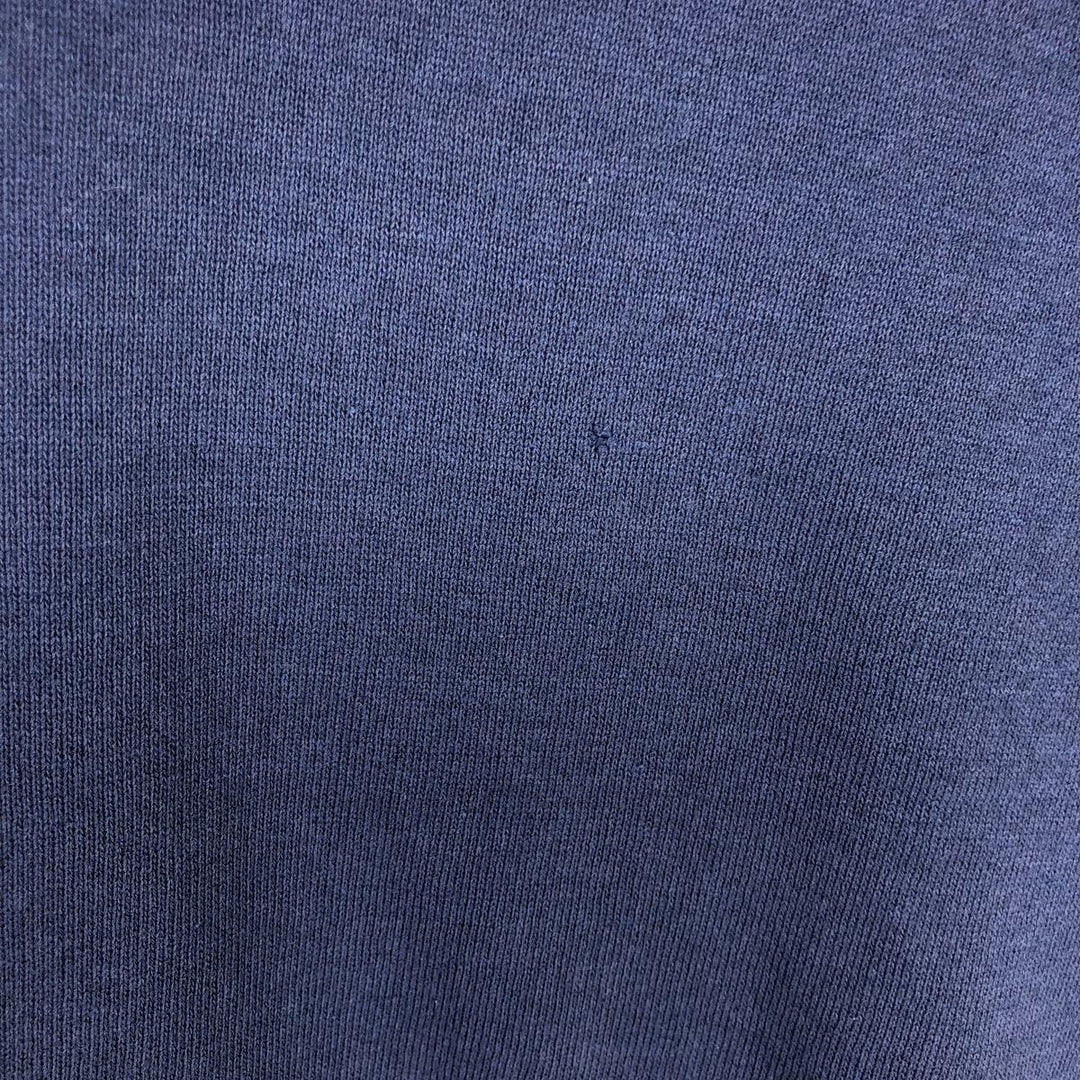 80s-90'S Jerzees Plain Blank Sweatshirt Trainer Made in USA Men's XL Vintage cotton navy blue type Vintage Second Hand