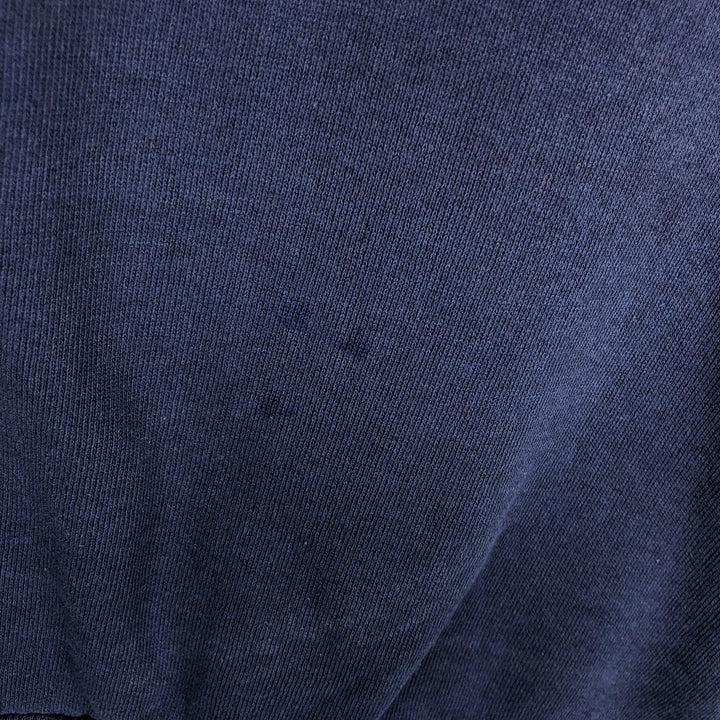 80s-90'S Jerzees Plain Blank Sweatshirt Trainer Made in USA Men's XL Vintage cotton navy blue type Vintage Second Hand