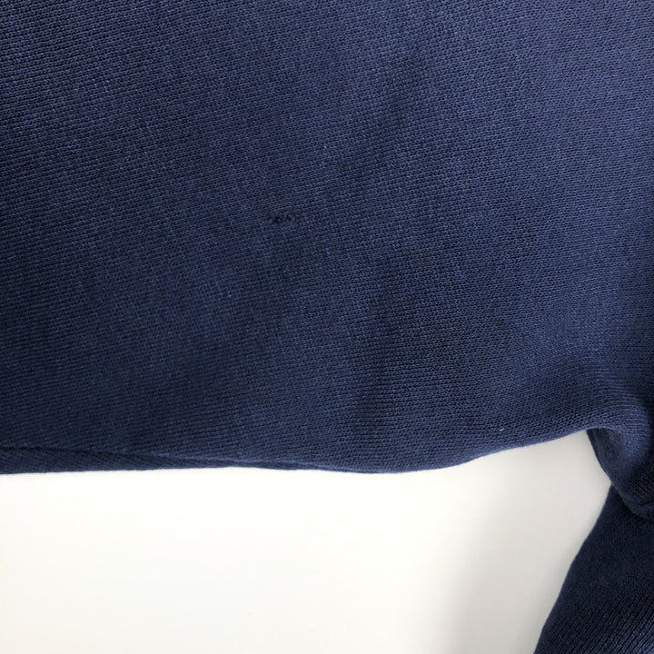 80s-90'S Jerzees Plain Blank Sweatshirt Trainer Made in USA Men's XL Vintage cotton navy blue type Vintage Second Hand