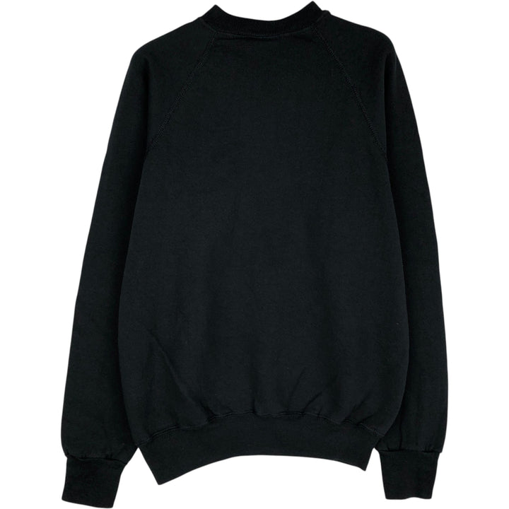 90'S Lee MIDWEIGHT Plain Blank Sweatshirt, Made in USA, Men's Size M (Equivalent), Vintage cotton black type Vintage Second Hand