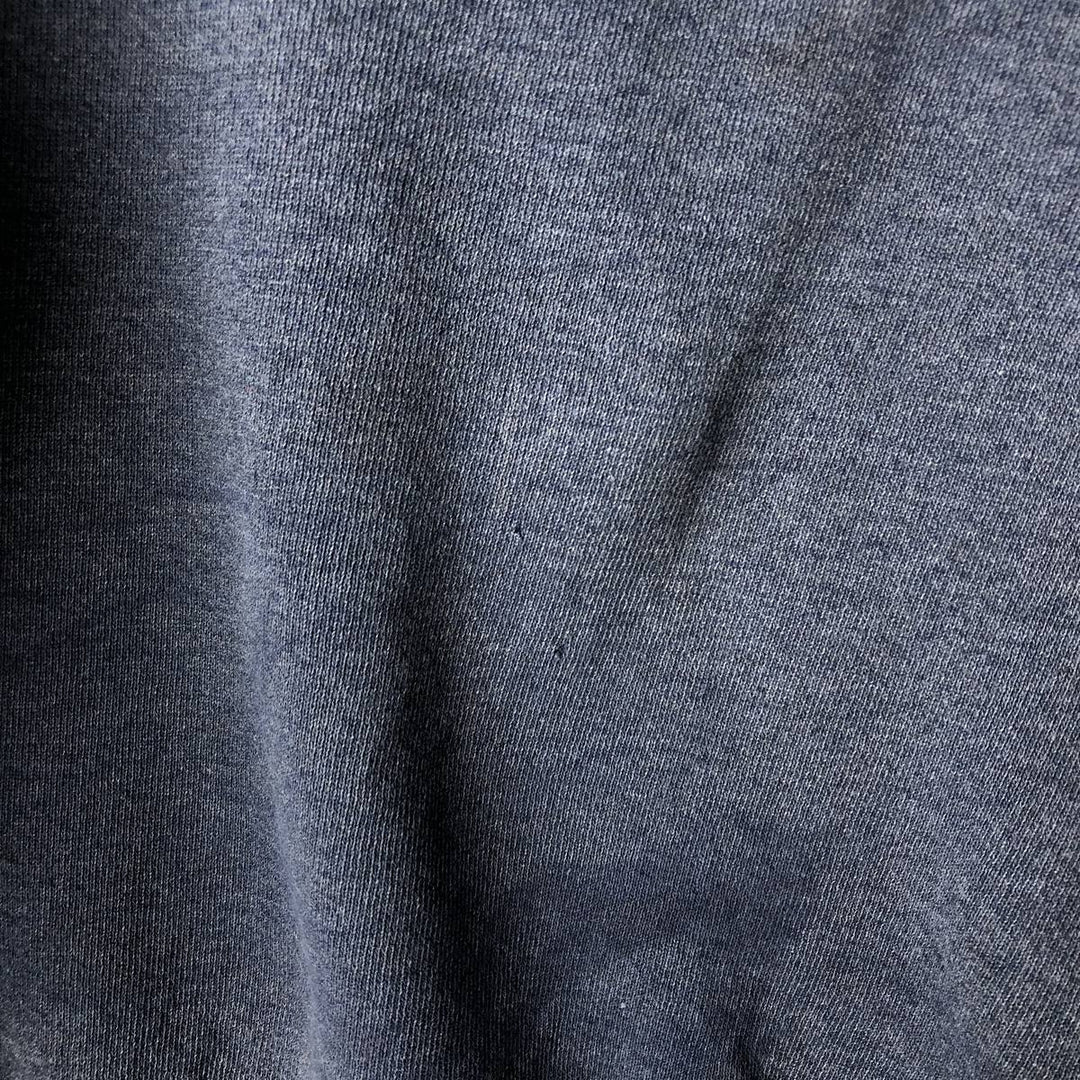 90'S Russell Athletic Plain Blank Sweatshirt, Men's Size L (Equivalent), Vintage polyester navy blue type Vintage Second Hand