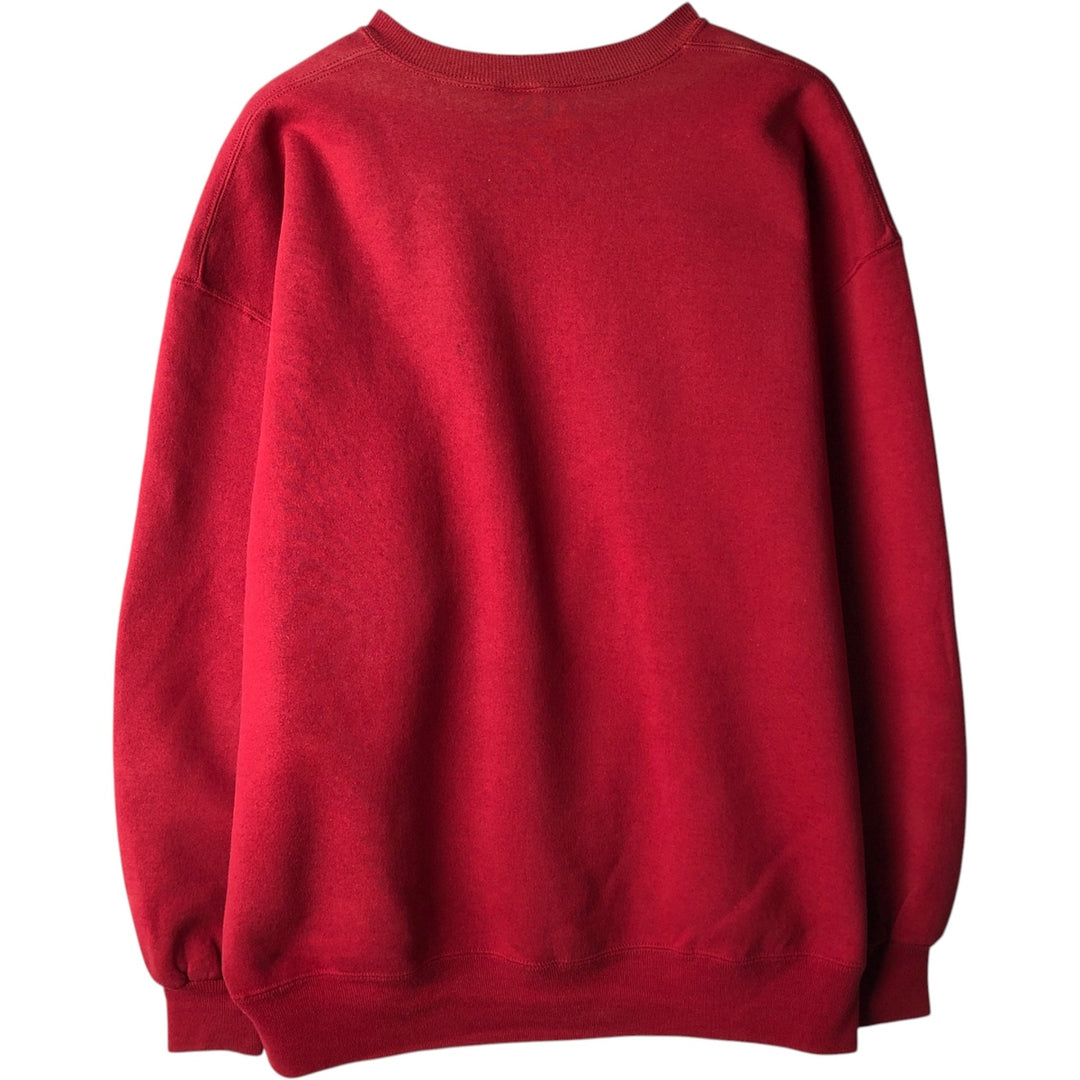 90'S Russell plain blank sweatshirt, sweatshirt, made in USA, men's XXL, vintage cotton red type Vintage Second Hand