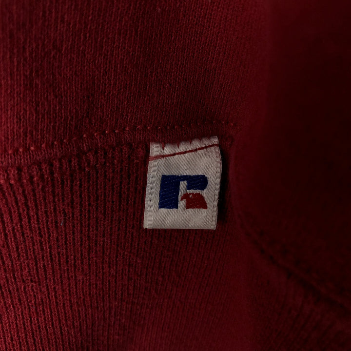 90'S Russell plain blank sweatshirt, sweatshirt, made in USA, men's XXL, vintage cotton red type Vintage Second Hand