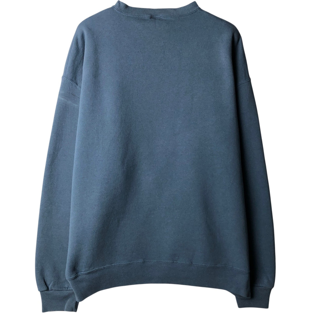 90'S Russell plain blank sweatshirt, sweatshirt, men's XL size, vintage cotton navy blue type Vintage Second Hand