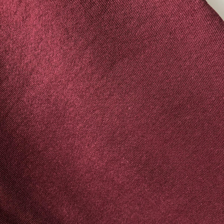 90'S Russell plain blank sweatshirt, men's M size, vintage cotton wine-red Vintage Second Hand