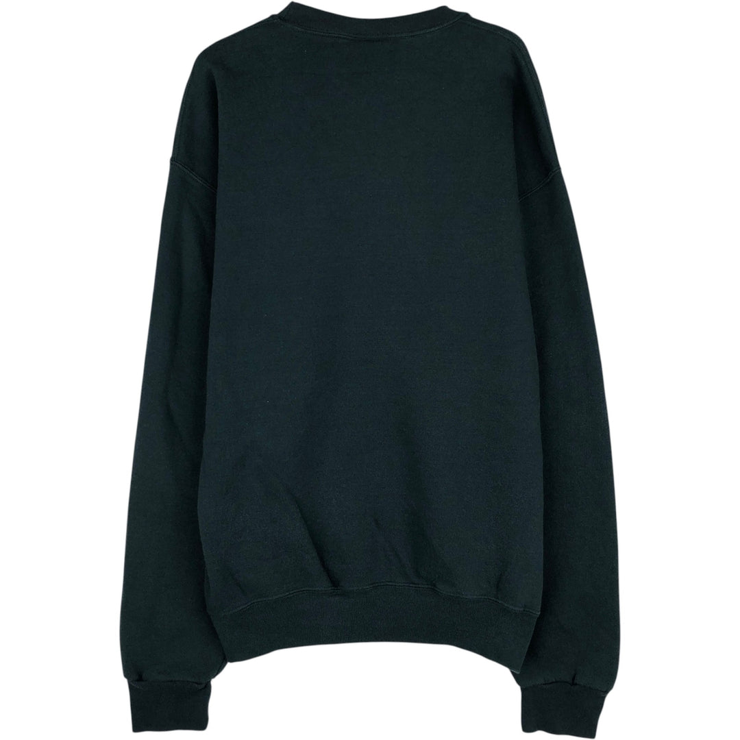 90'S Russell Athletic Plain Blank Sweatshirt, Men's Size XL (Equivalent), Vintage cotton dark green Vintage Second Hand