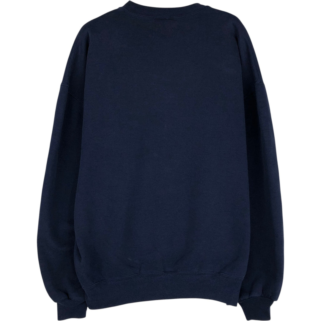Vintage 90'S Russell ATHLETIC blank sweatshirt, made in the USA, men's size XL. cotton navy blue type Vintage Second Hand