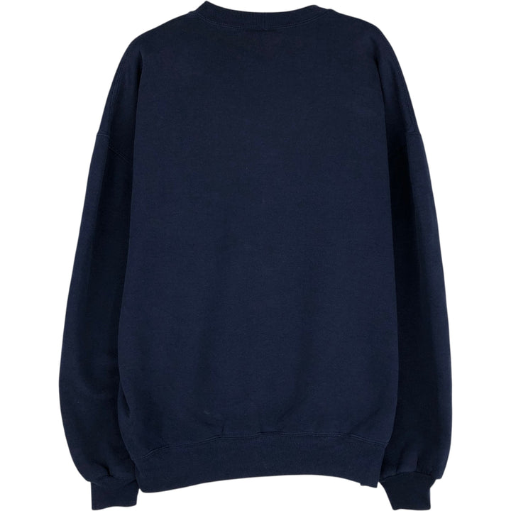 Vintage 90'S Russell ATHLETIC blank sweatshirt, made in the USA, men's size XL. cotton navy blue type Vintage Second Hand