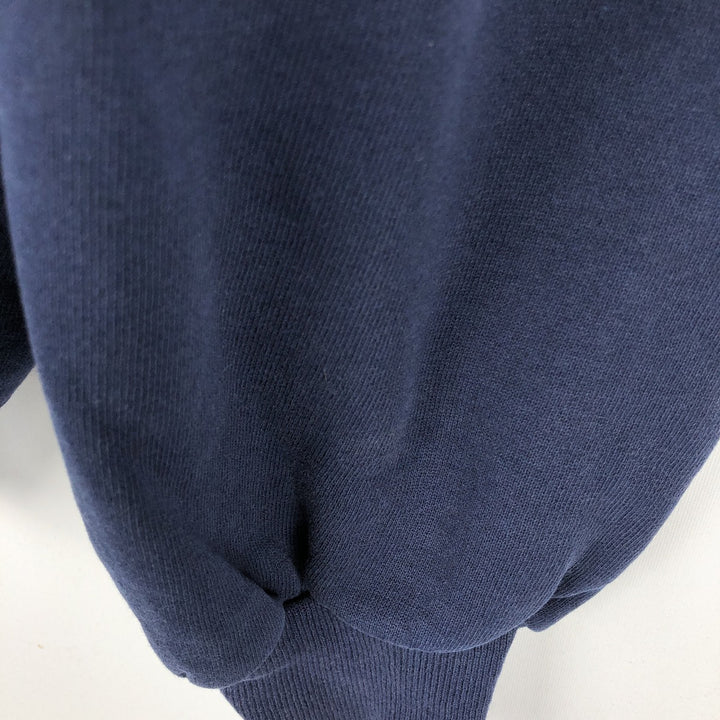 Vintage 90'S Russell ATHLETIC blank sweatshirt, made in the USA, men's size XL. cotton navy blue type Vintage Second Hand