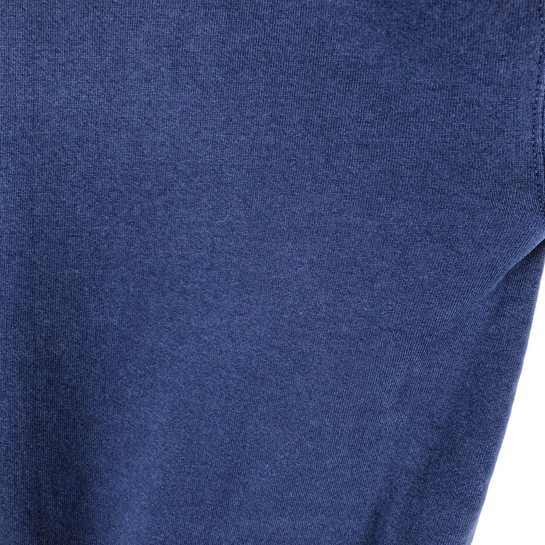Vintage 90'S Russell ATHLETIC blank sweatshirt, made in the USA, men's size XL. cotton navy blue type Vintage Second Hand