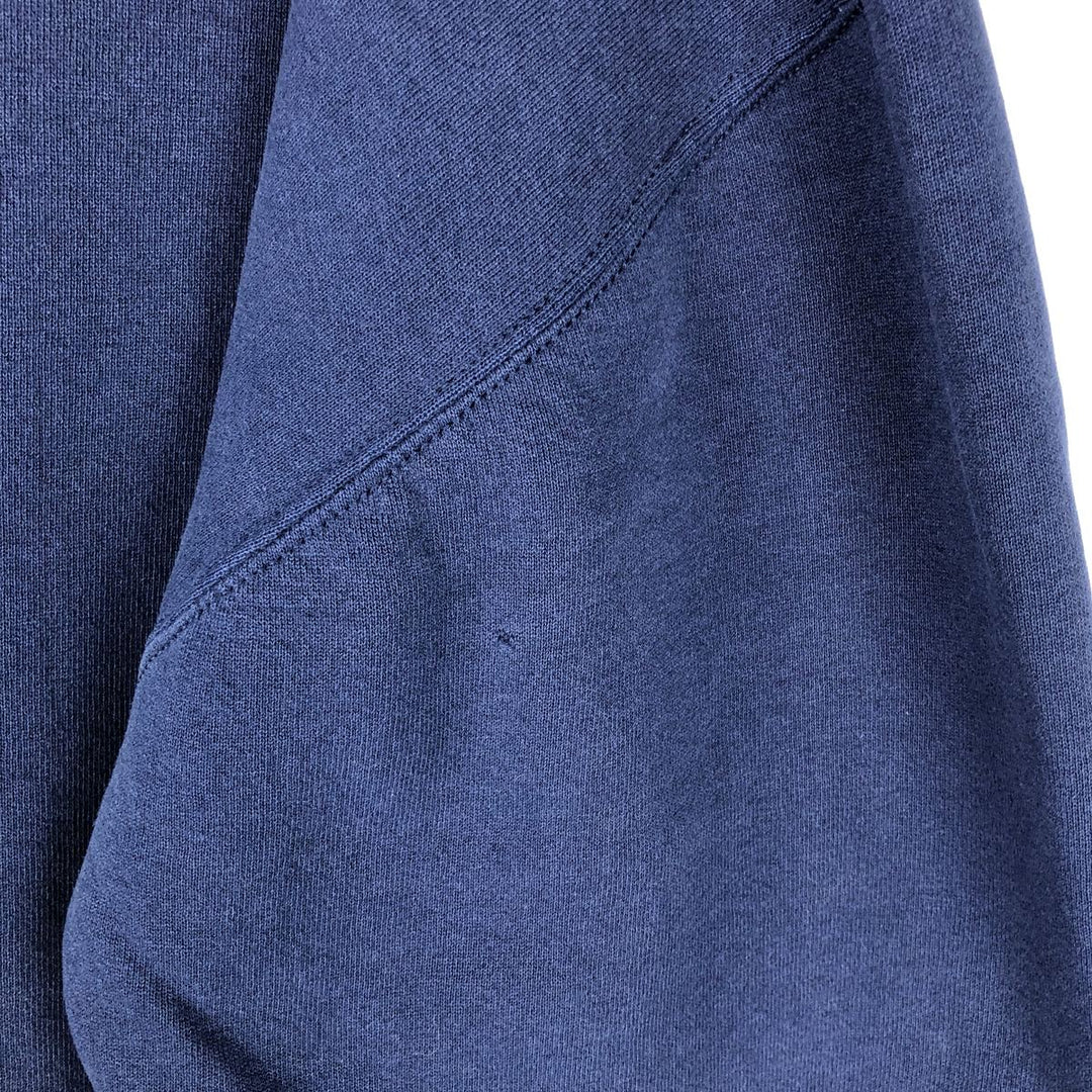 Vintage 90'S Russell ATHLETIC blank sweatshirt, made in the USA, men's size XL. cotton navy blue type Vintage Second Hand
