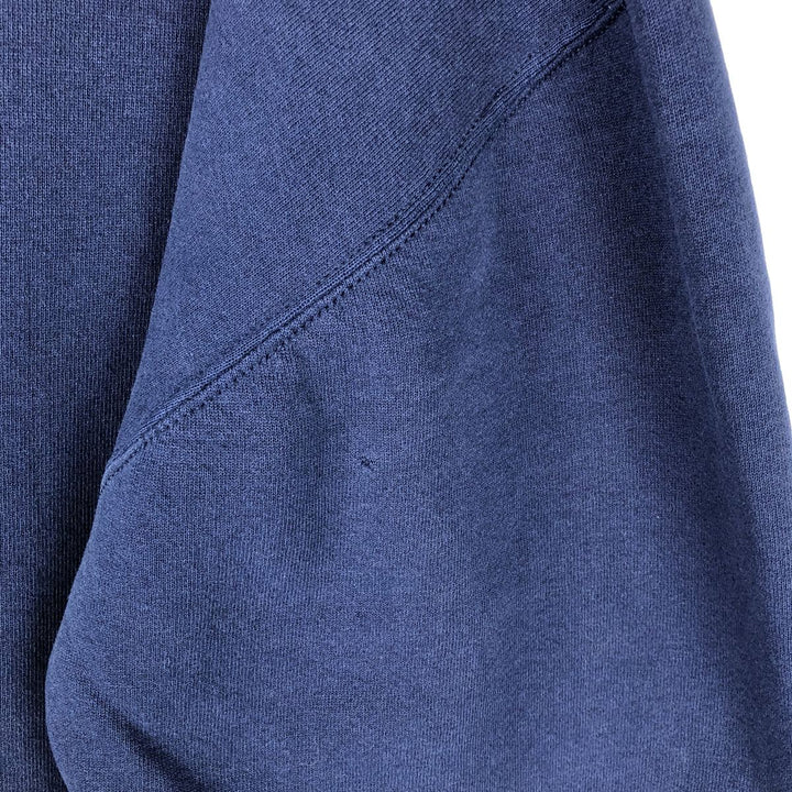 Vintage 90'S Russell ATHLETIC blank sweatshirt, made in the USA, men's size XL. cotton navy blue type Vintage Second Hand