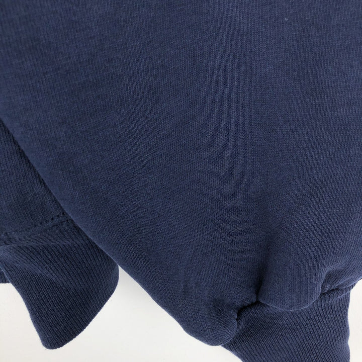 Vintage 90'S Russell ATHLETIC blank sweatshirt, made in the USA, men's size XL. cotton navy blue type Vintage Second Hand