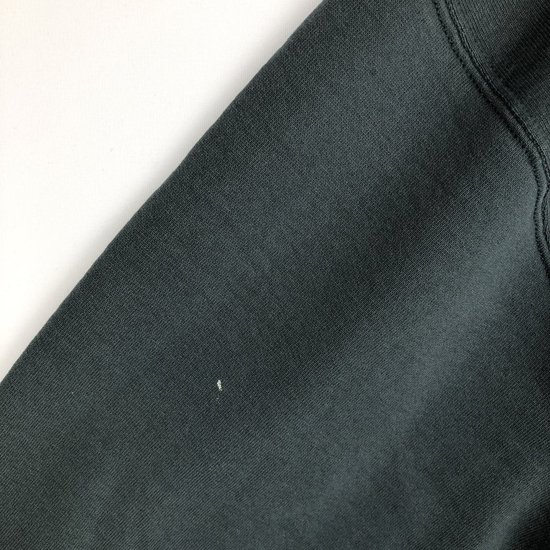 90'S Russell Athletic Plain Blank Sweatshirt, Men's Size XL (Equivalent), Vintage cotton green type Vintage Second Hand