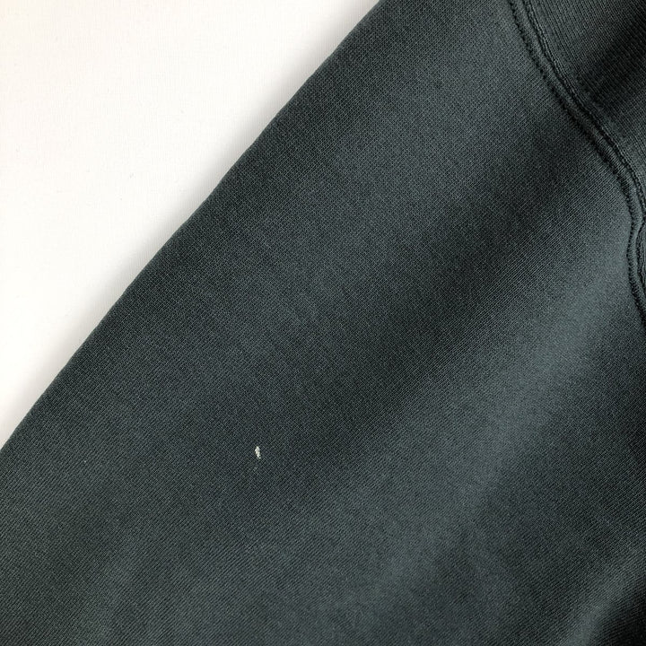 90'S Russell Athletic Plain Blank Sweatshirt, Men's Size XL (Equivalent), Vintage cotton green type Vintage Second Hand