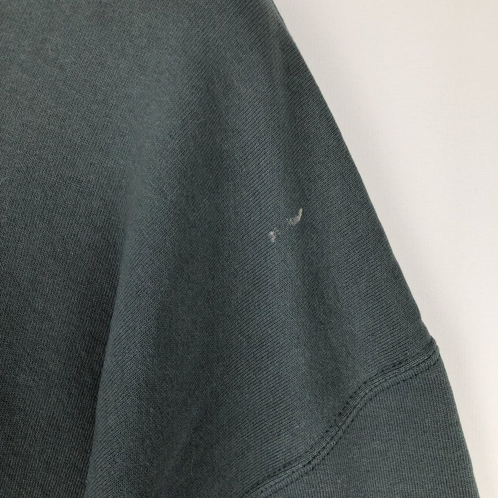 90'S Russell Athletic Plain Blank Sweatshirt, Men's Size XL (Equivalent), Vintage cotton green type Vintage Second Hand