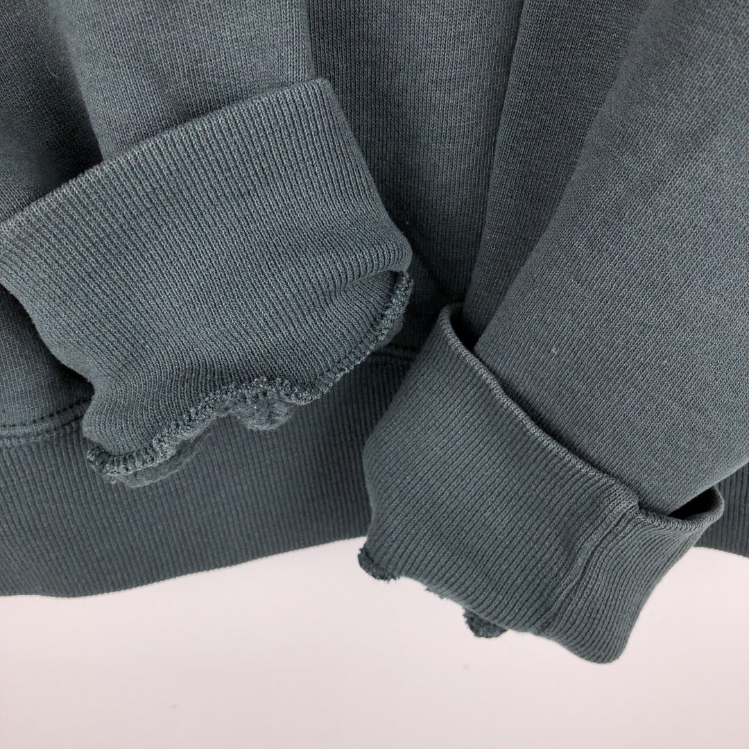 90'S Russell Athletic Plain Blank Sweatshirt, Men's Size XL (Equivalent), Vintage cotton green type Vintage Second Hand
