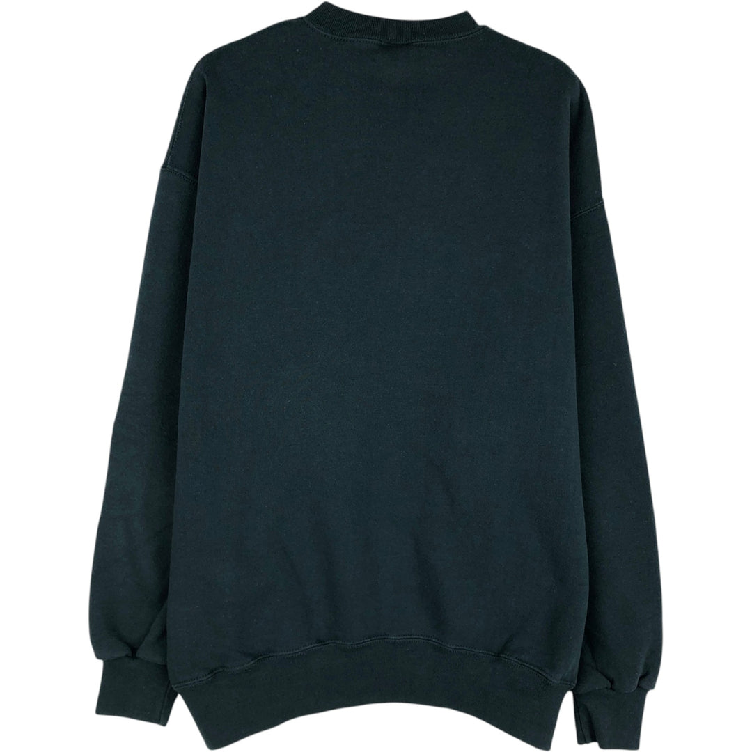 Vintage 90'S Russell ATHLETIC blank sweatshirt, made in the USA, size L, men's cotton green type Vintage Second Hand