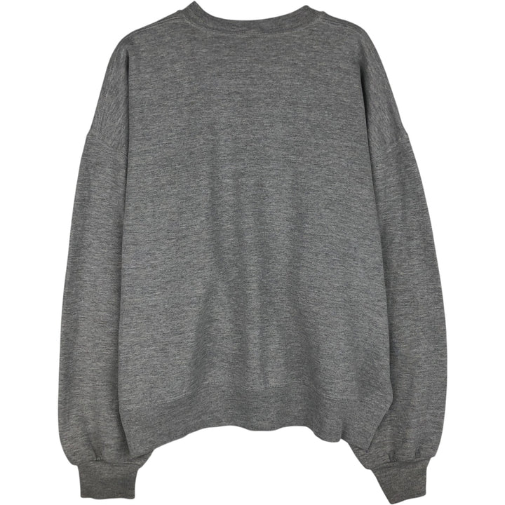 Vintage 90'S Russell ATHLETIC blank sweatshirt, made in the USA, men's size XL. cotton gray type Vintage Second Hand