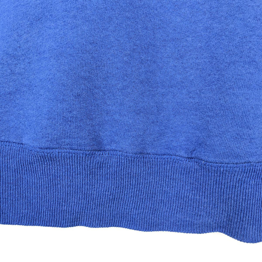 90'S Russell Athletic Plain Blank Sweatshirt, Made in USA, Men's Size L (approx.) cotton blue type Vintage Second Hand