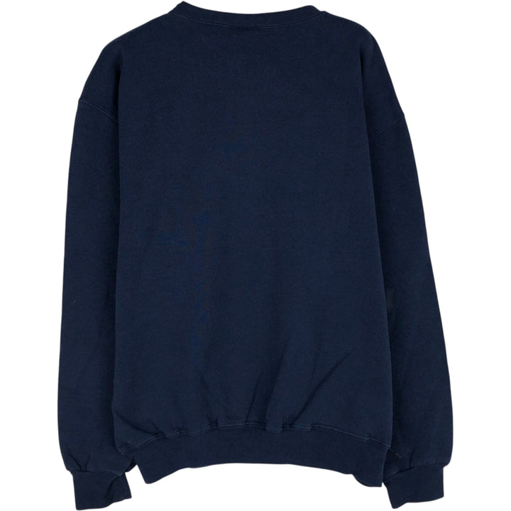 90'S Russell Athletic Plain Blank Sweatshirt, Men's Size M (approx.), Vintage cotton navy blue type Vintage Second Hand