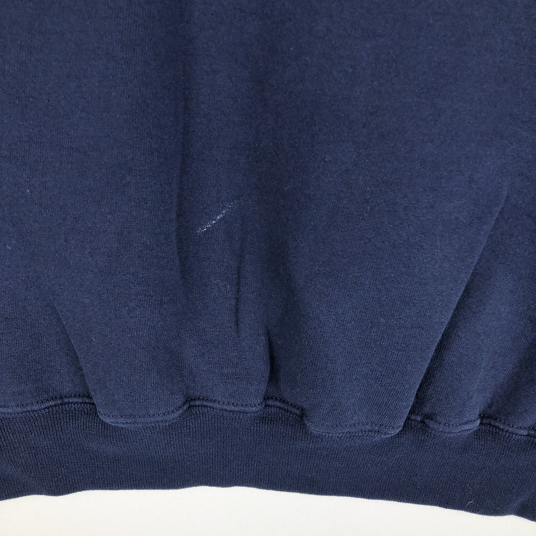 90'S Russell Athletic Plain Blank Sweatshirt, Men's Size M (approx.), Vintage cotton navy blue type Vintage Second Hand
