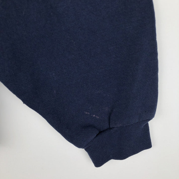 90'S Russell Athletic Plain Blank Sweatshirt, Men's Size M (approx.), Vintage cotton navy blue type Vintage Second Hand