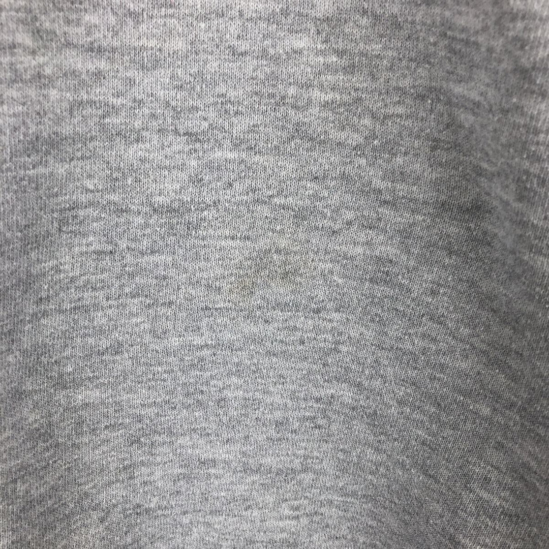 90'S Russell plain blank sweatshirt, sweatshirt, men's XL size, vintage polyester gray type Vintage Second Hand