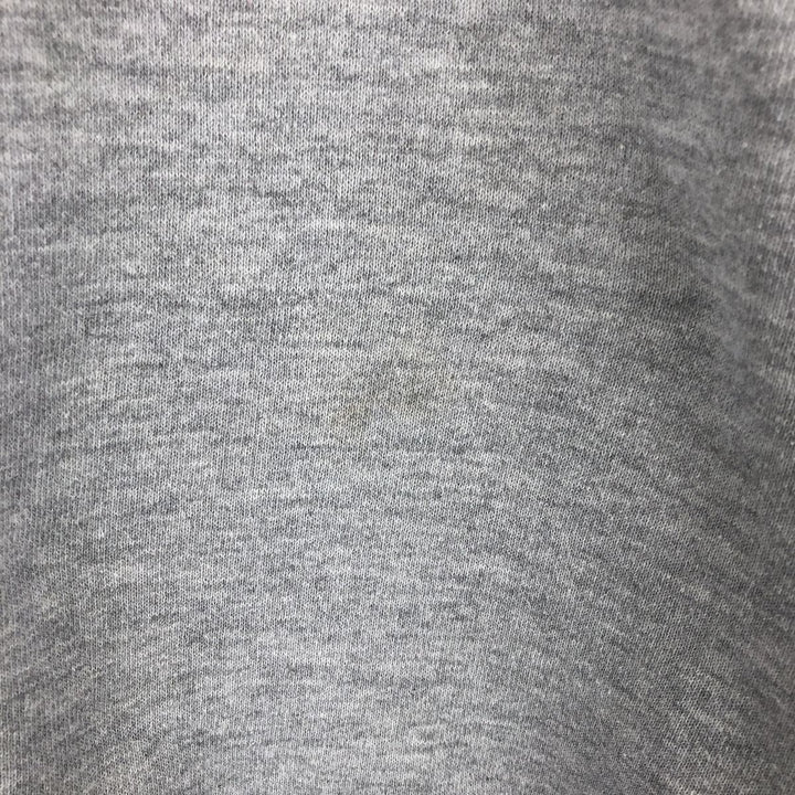 90'S Russell plain blank sweatshirt, sweatshirt, men's XL size, vintage polyester gray type Vintage Second Hand