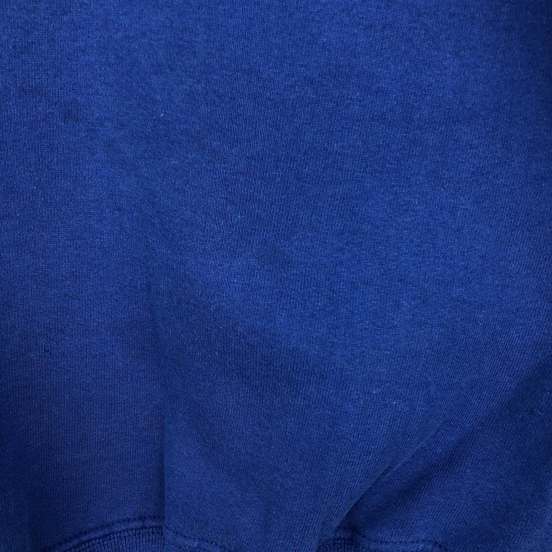 90'S Russell plain blank sweatshirt, sweatshirt, made in USA, men's XL size, vintage cotton blue type Vintage Second Hand
