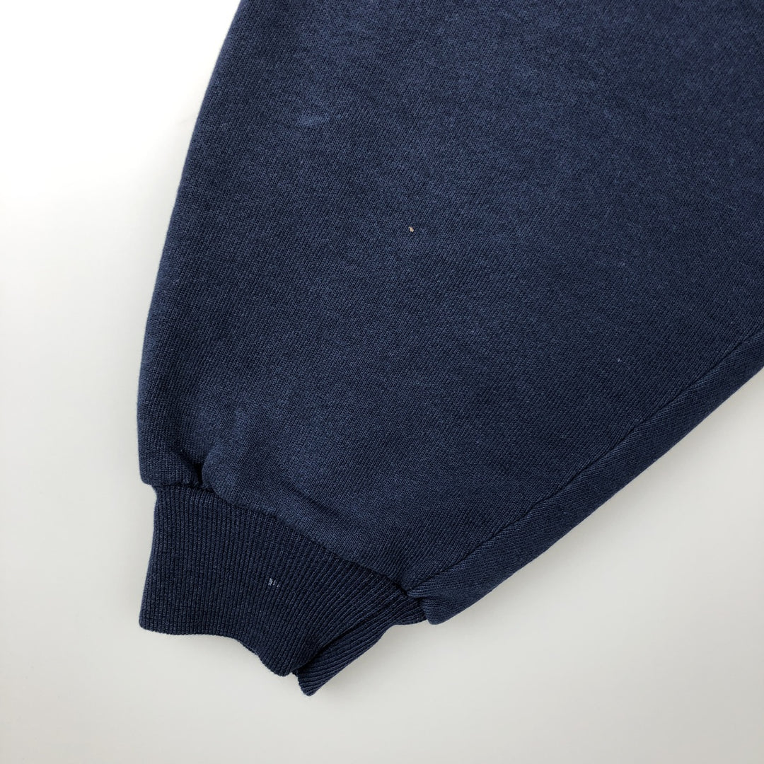 90'S Russell plain blank sweatshirt, sweatshirt, men's XL size, vintage cotton navy blue type Vintage Second Hand