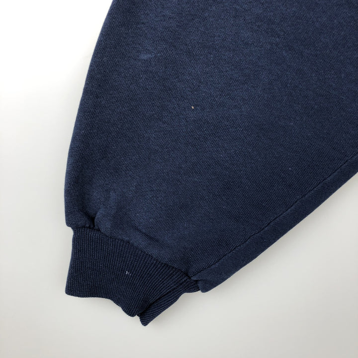 90'S Russell plain blank sweatshirt, sweatshirt, men's XL size, vintage cotton navy blue type Vintage Second Hand