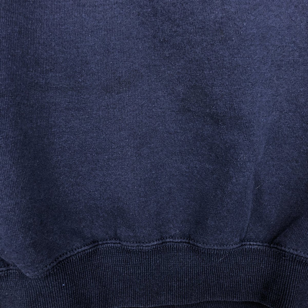 90'S Russell plain blank sweatshirt, sweatshirt, men's XXL size, vintage cotton navy blue type Vintage Second Hand