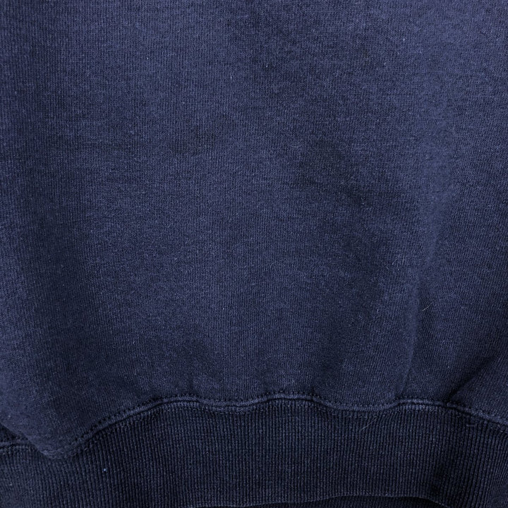 90'S Russell plain blank sweatshirt, sweatshirt, men's XXL size, vintage cotton navy blue type Vintage Second Hand