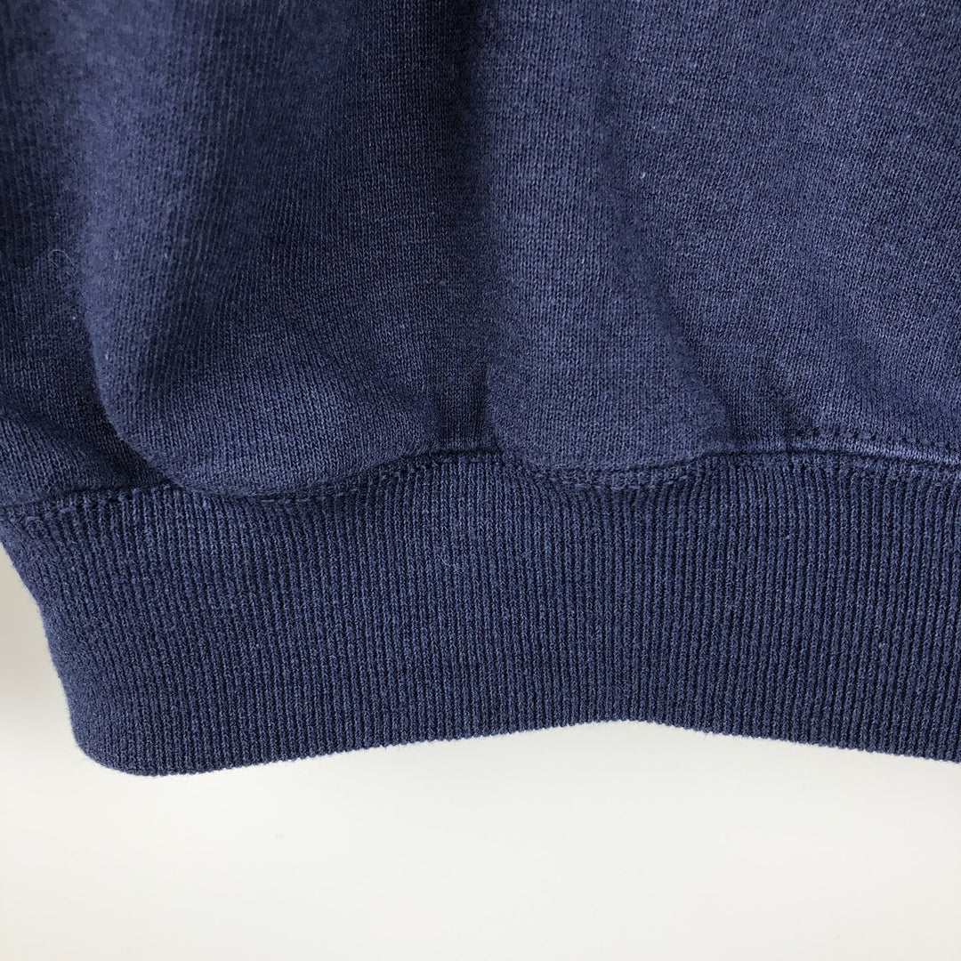 90'S Russell plain blank sweatshirt, sweatshirt, men's XXL size, vintage cotton navy blue type Vintage Second Hand