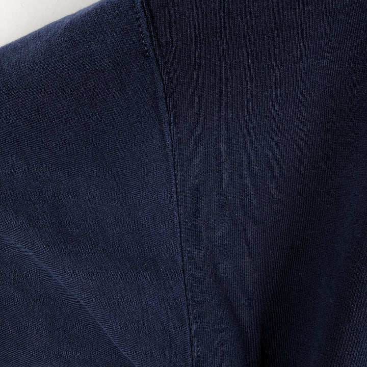 90'S Russell plain blank sweatshirt, sweatshirt, men's size L, vintage cotton navy blue type Vintage Second Hand