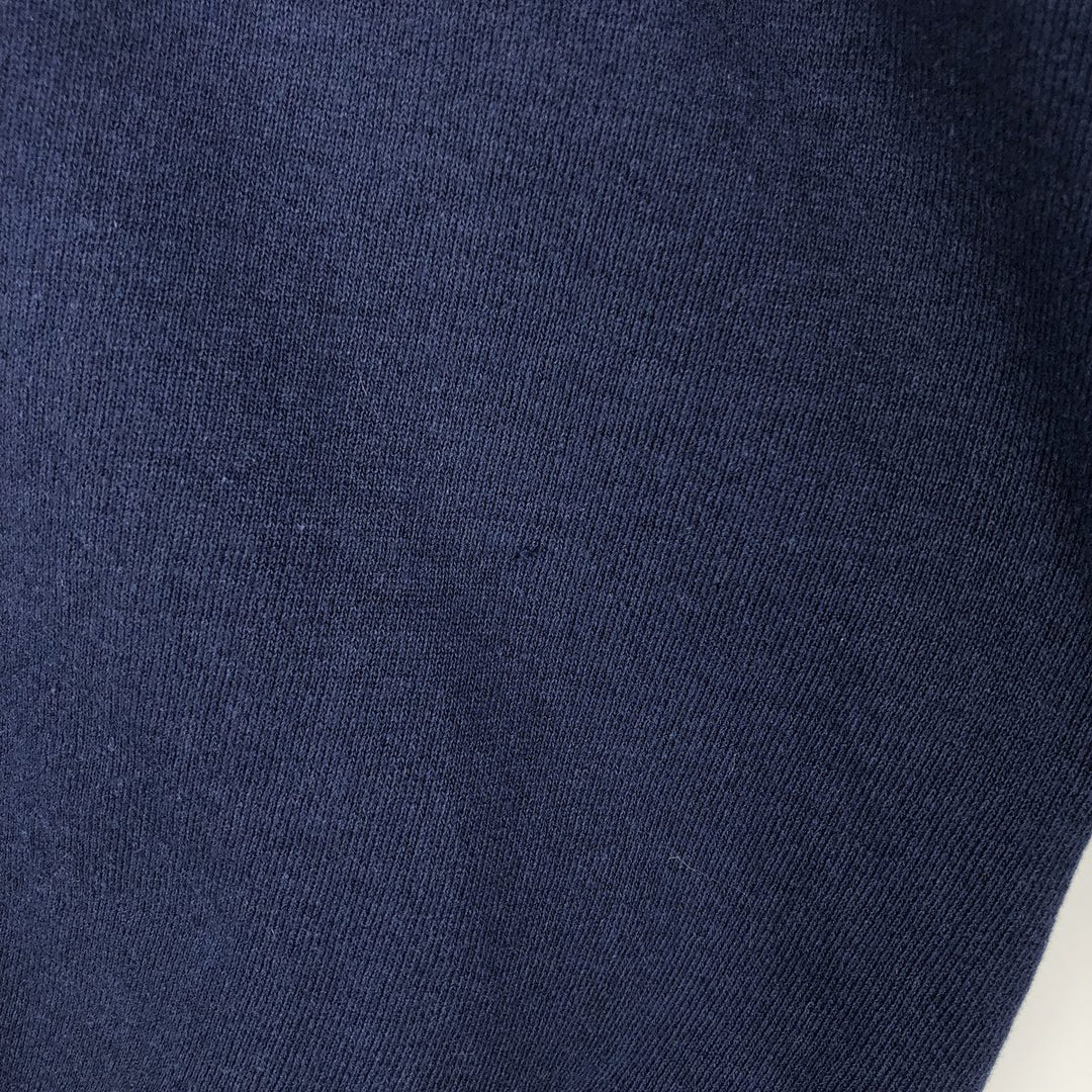 90'S Russell plain blank sweatshirt, sweatshirt, men's size L, vintage cotton navy blue type Vintage Second Hand