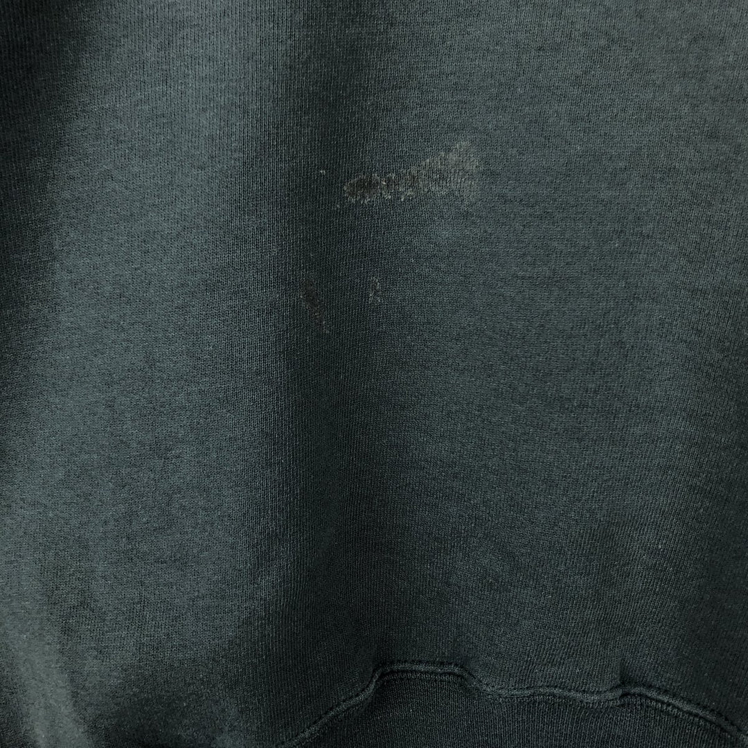 90'S Russell plain blank sweatshirt, sweatshirt, made in USA, men's size L, vintage cotton dark green Vintage Second Hand