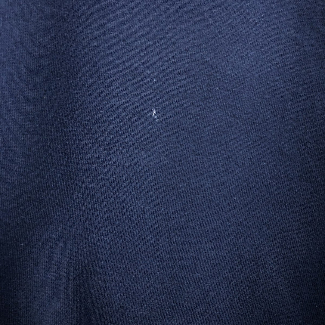 90'S Russell plain blank sweatshirt, sweatshirt, made in USA, men's XL size, vintage cotton navy blue type Vintage Second Hand