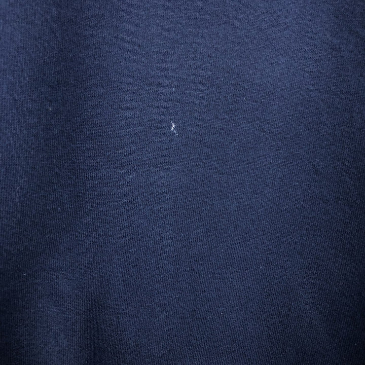90'S Russell plain blank sweatshirt, sweatshirt, made in USA, men's XL size, vintage cotton navy blue type Vintage Second Hand